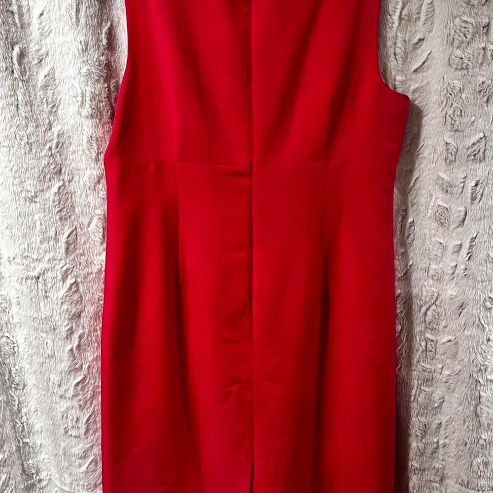 BLACK LABEL BY EVAN-PICONE HOT PINK/RED SIZE 16 sleeveless dress - Picture 2 of 8